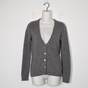 Banana Republic Button Front Cardigan Sz XS Italian Yarn Preppy Academia Neutral